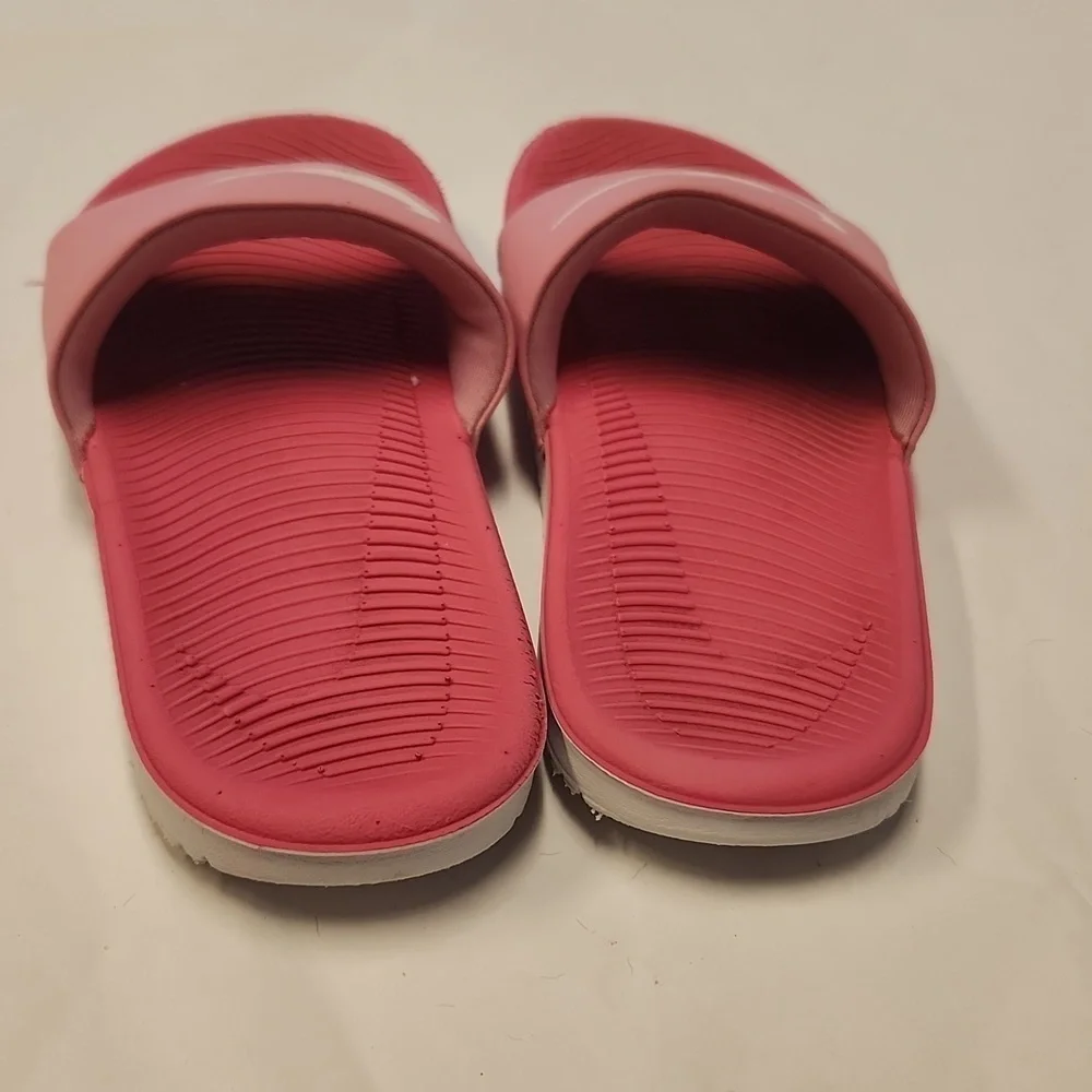 Nike Slides Size 13 c Pink White Sandals